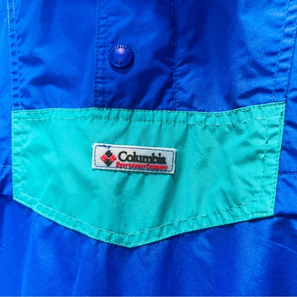 COLUMBIA SPORTSWEAR Vintage USA Made Blue Ski Snowboard Jacket Coat Men’s Large - Picture 4 of 16